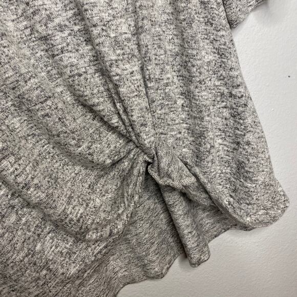 Chelsea & Theodore Black Gray Marble Sweater Medium - Picture 3 of 6